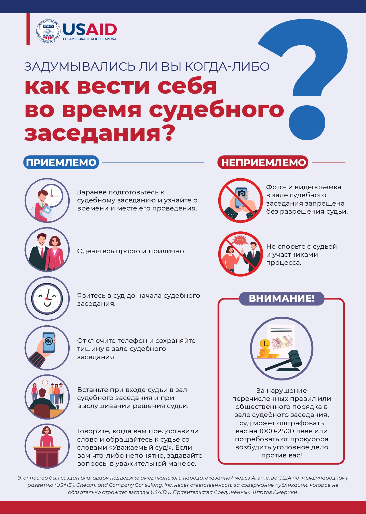 Cum să te comporți în ședința de judecată (versiunea rusă).